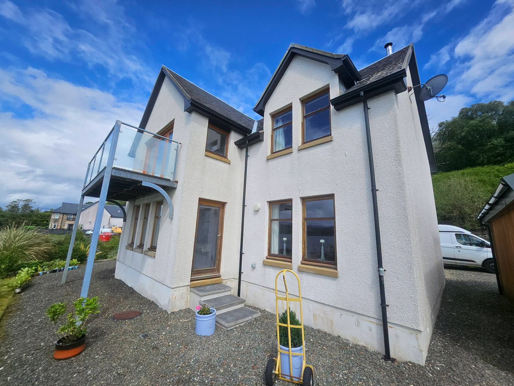 Render softwashing job — after